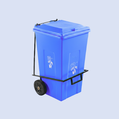 120L WHEEL DUSTBIN WITH PADEL 3